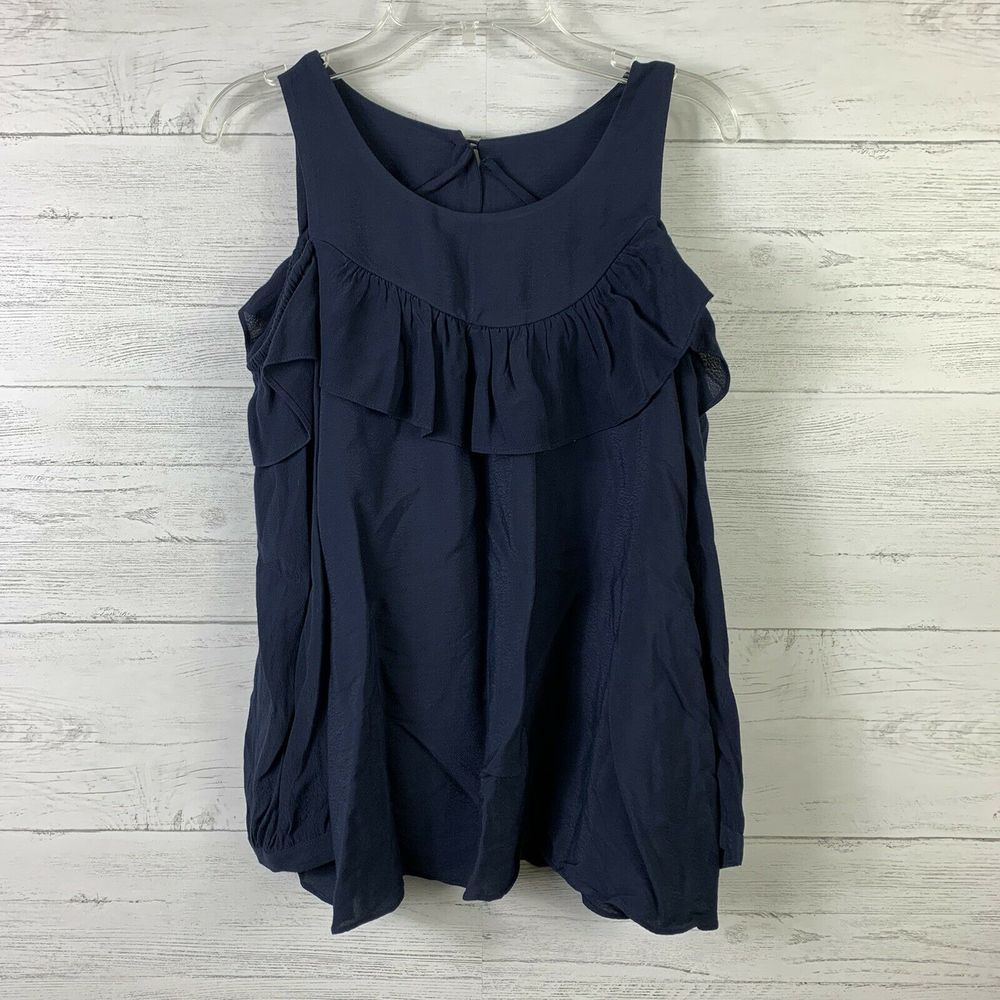 Anthropologie Maeve Women's Blouse Cold Shoulder 2